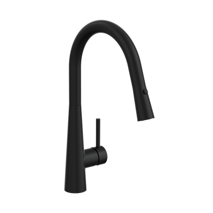 Kashi Pull Out Sink Mixer - Matte Black