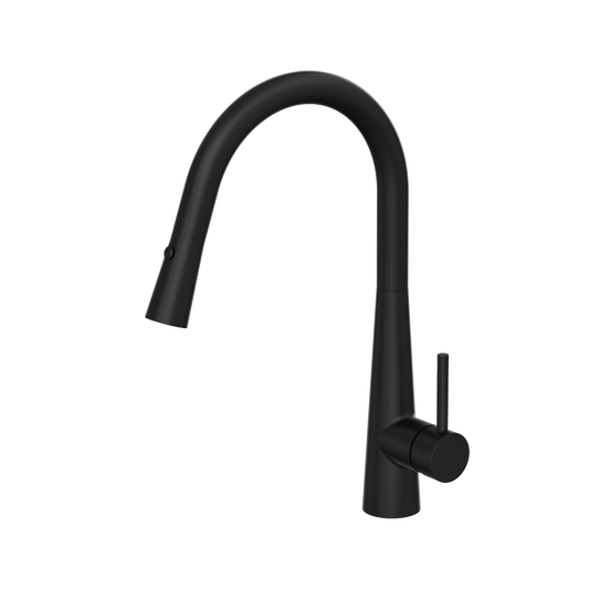 Kashi Pull Out Sink Mixer - Matte Black