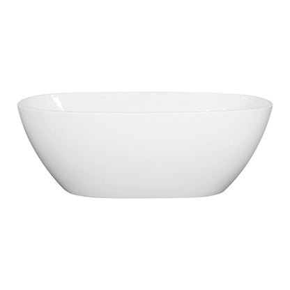 1500mm Freestanding Bathtub - Gloss White