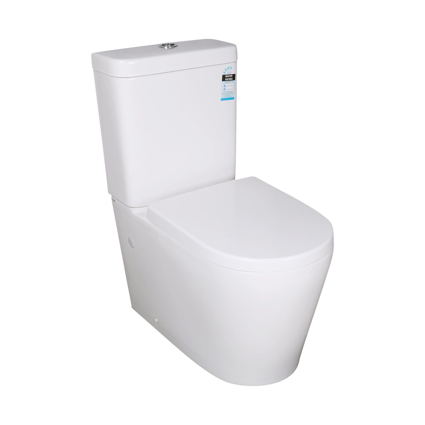 Kasey  Back-to-Wall Toilet Suite - Gloss White