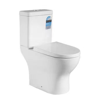 Bela Rimless Back-to-Wall Toilet Suite - Gloss White
