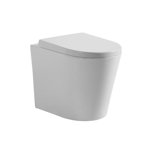 Avery Box Rim Wall Faced Floor Pan - Gloss White