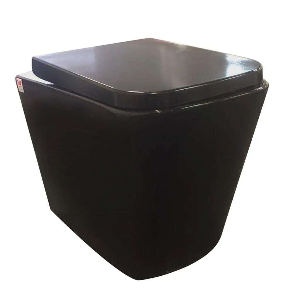 Qubist Box Rim Wall Faced Floor Pan - Gloss White