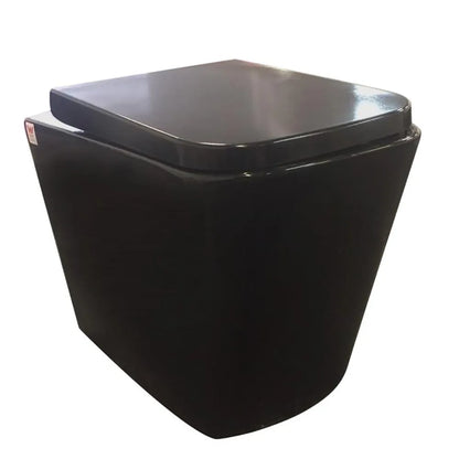 Qubist Box Rim Wall Faced Floor Pan - Gloss White