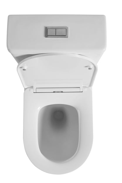 Vivid Tornado Rimless Back-to-Wall Toilet Suite - Gloss White