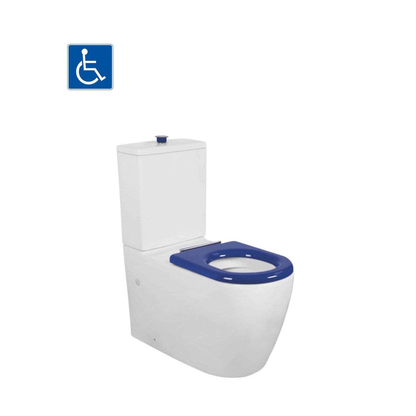 Asta Rimless Special Care Toilet Suite - Gloss White