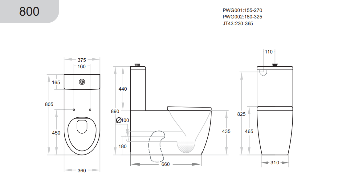 Asta Rimless Special Care Toilet Suite - Gloss White