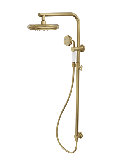 Klassique Shower Combination with 210mm Head - Brushed Brass