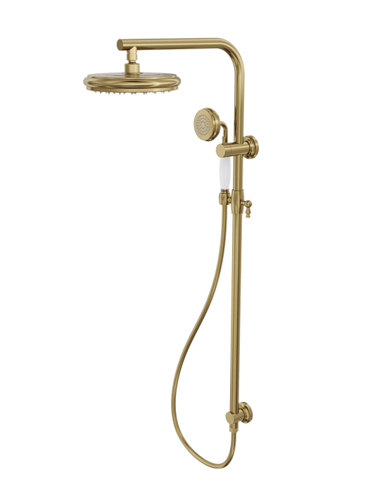 Klassique Shower Combination with 210mm Head - Brushed Brass