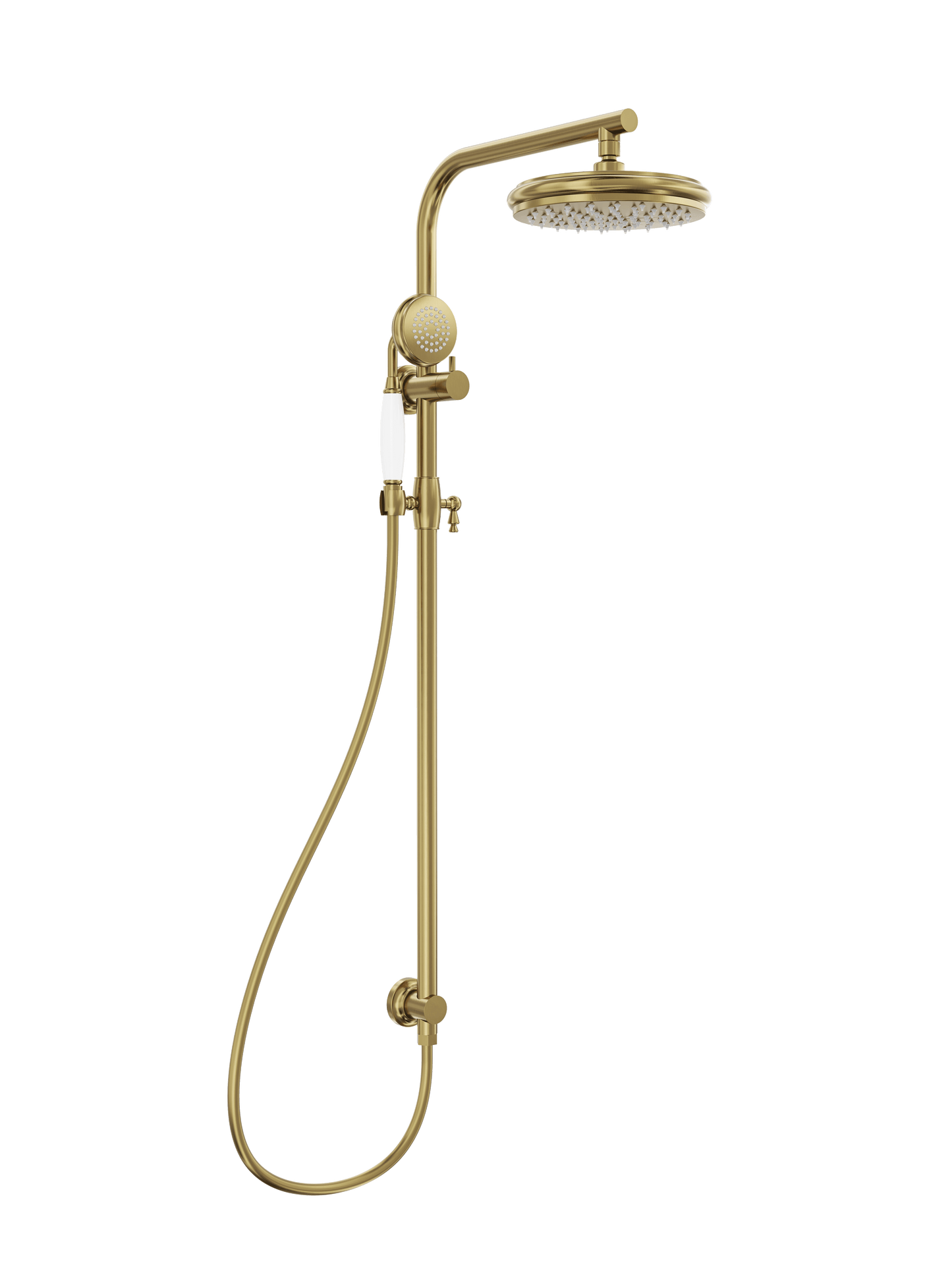 Klassique Shower Combination with 210mm Head - Brushed Brass