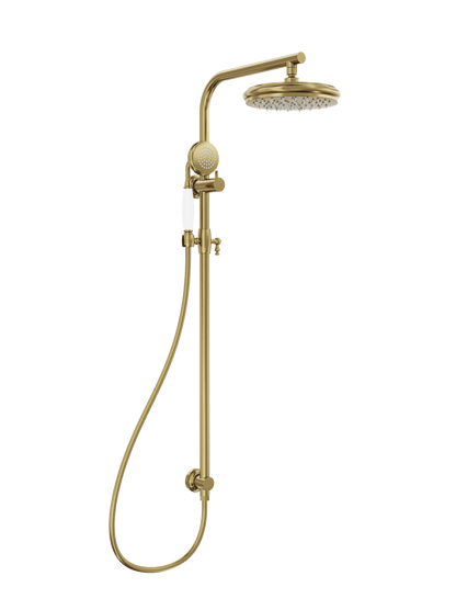Klassique Shower Combination with 210mm Head - Brushed Brass