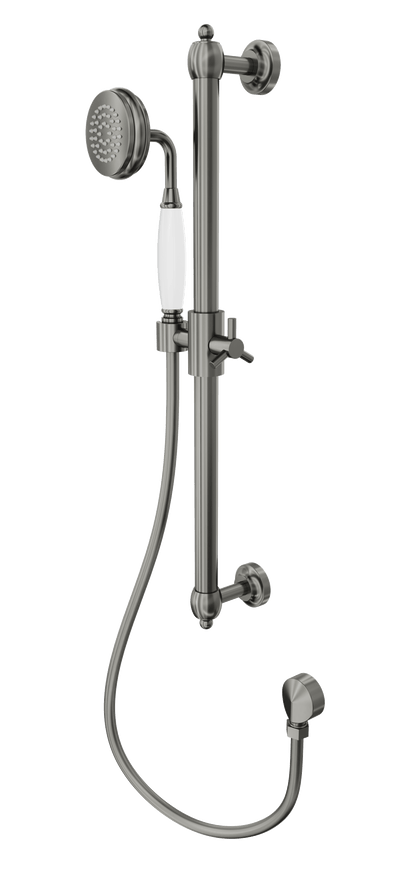 Klassique Sliding Shower Rail - Gunmetal