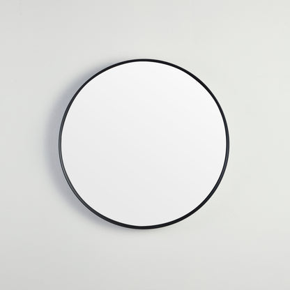 600mm Luna Aluminum Framed Mirror - Matte Black