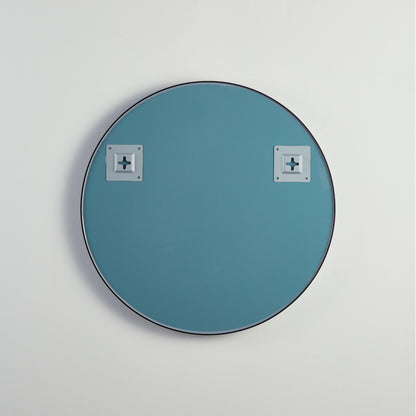 600mm Luna Aluminum Framed Mirror - Matte Black