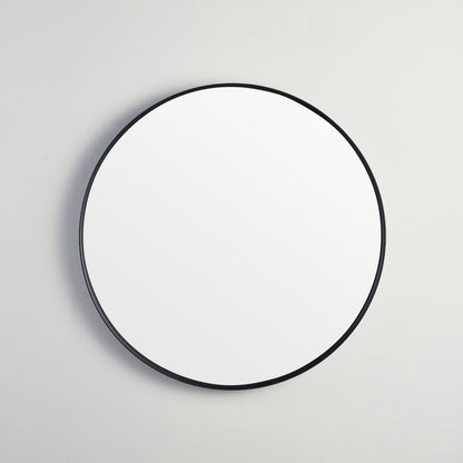 700mm Luna Aluminum Framed Mirror - Matte Black