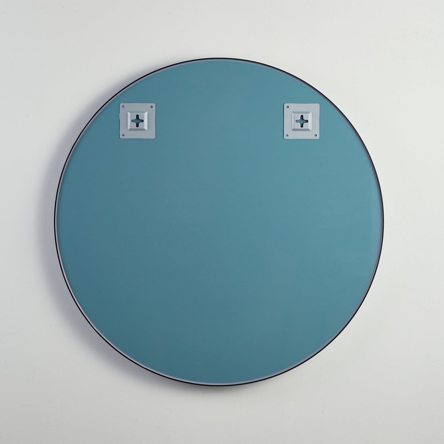 800mm Luna Aluminum Framed Mirror - Matte Black