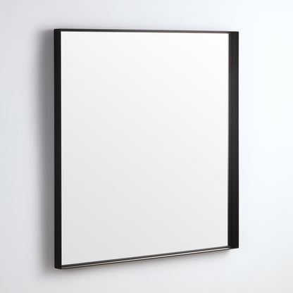 750mm Qubist Framed Square Mirror
 - Matte Black