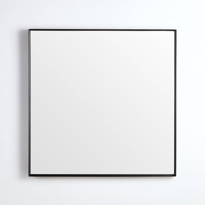 750mm Qubist Framed Square Mirror
 - Matte Black