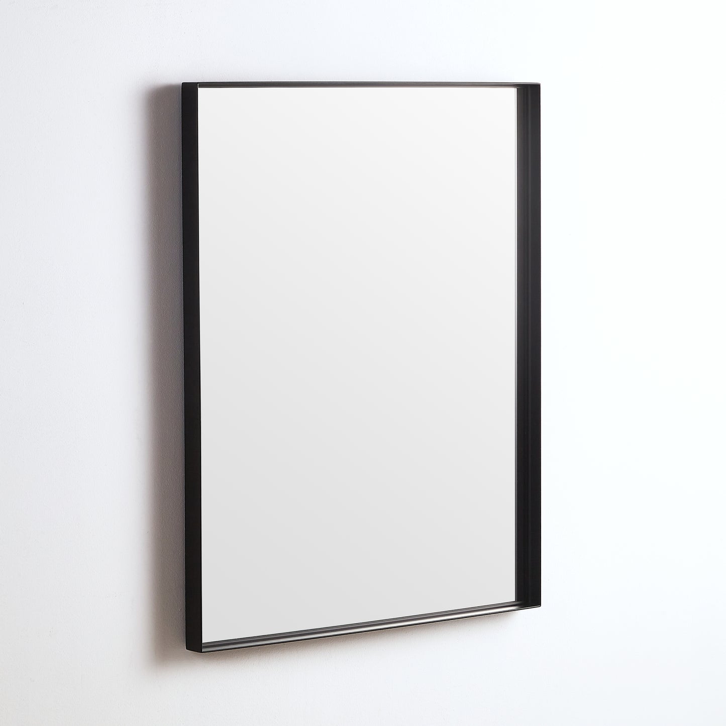 900mm Qubist Framed Square Mirror
 - Matte Black