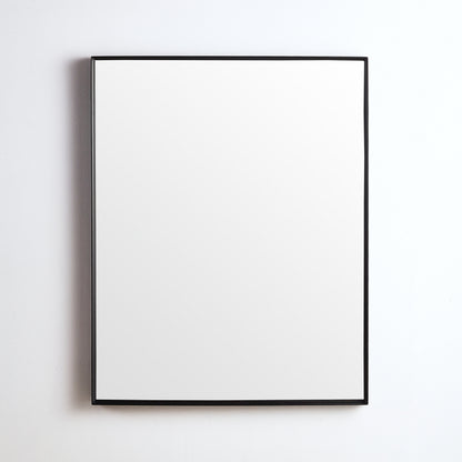 900mm Qubist Framed Square Mirror
 - Matte Black