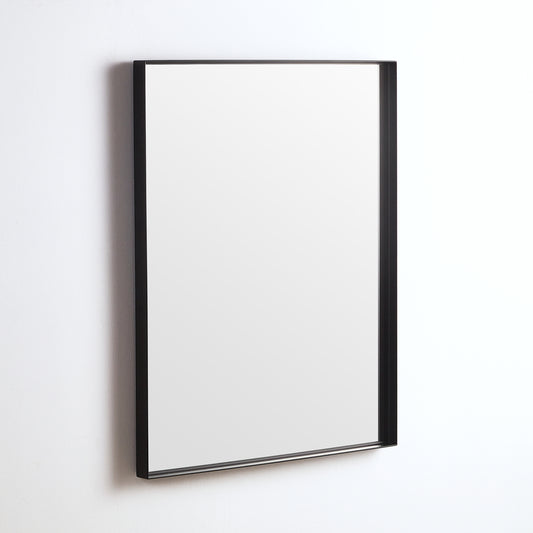 600mm Qubist Framed Square Mirror
 - Matte Black