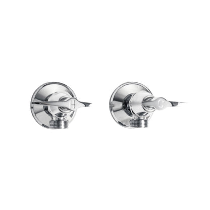 KIRRA LEVER Washing Machine Cocks pair - Chrome