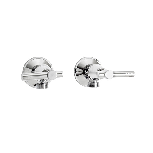 KIRRA PLUS LEVER Washing Machine Cocks, pair - Chrome