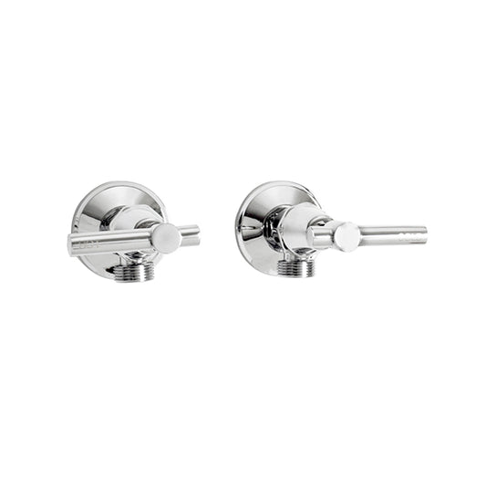 KIRRA PLUS LEVER Washing Machine Cocks, pair - Chrome