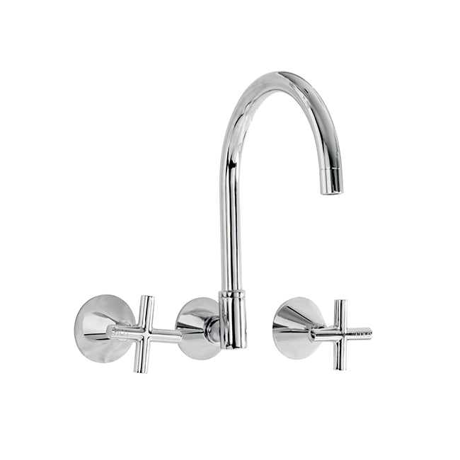 KIRRA PLUS Wall Sink Set - Chrome