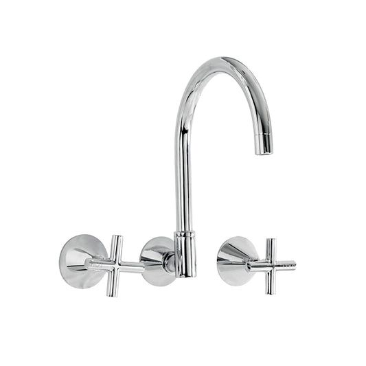KIRRA PLUS Wall Sink Set - Chrome