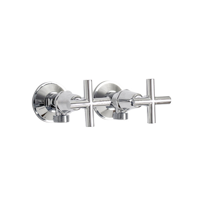 KIRRA PLUS Washing Machine Cocks pair  - Chrome