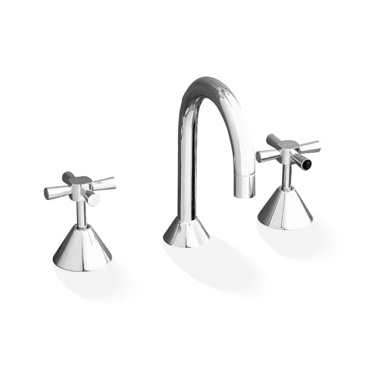 KIRRA PROFILE Basin Set With SWIVEL SPOUT - Chrome