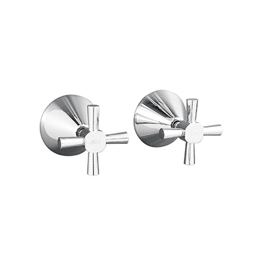 KIRRA PROFILE Wall Top Assemblies pair - Chrome
