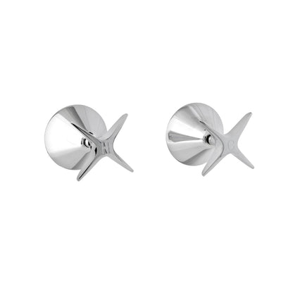 KIRRA Wall Top Assembly pair - Chrome