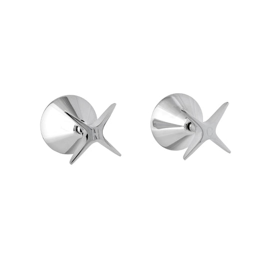 KIRRA Wall Top Assembly pair - Chrome