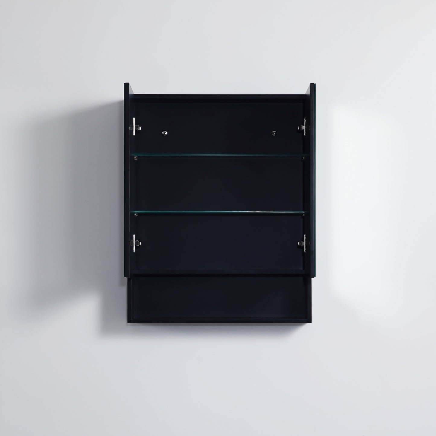 600mmx750mm Fremantle Shaving Cabinet - Matte Black