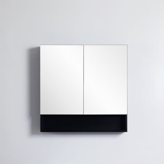 750mmx750mm Fremantle Shaving Cabinet - Matte Black