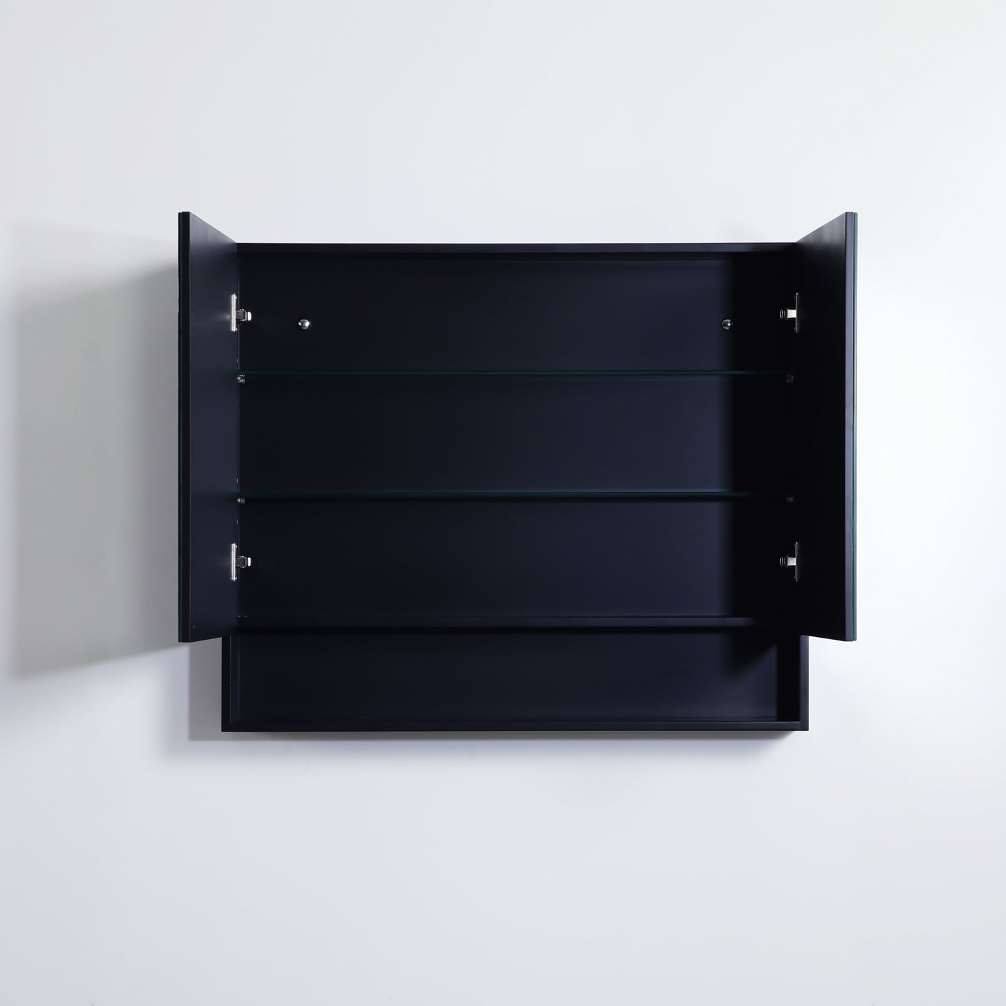 900mmx750mm Fremantle Shaving Cabinet - Matte Black