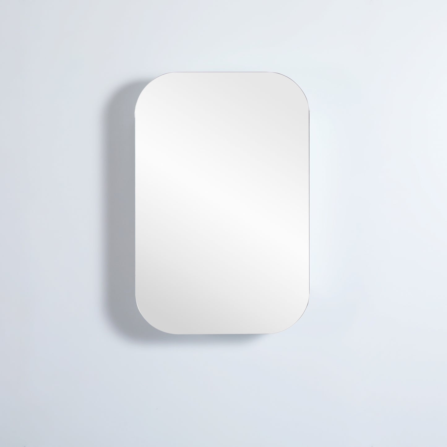 600mmx900mm Olivia Rectangular Shaving Cabinet - Matte White