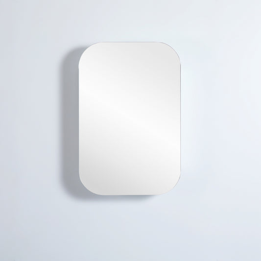600mmx900mm Olivia Rectangular Shaving Cabinet - Matte White