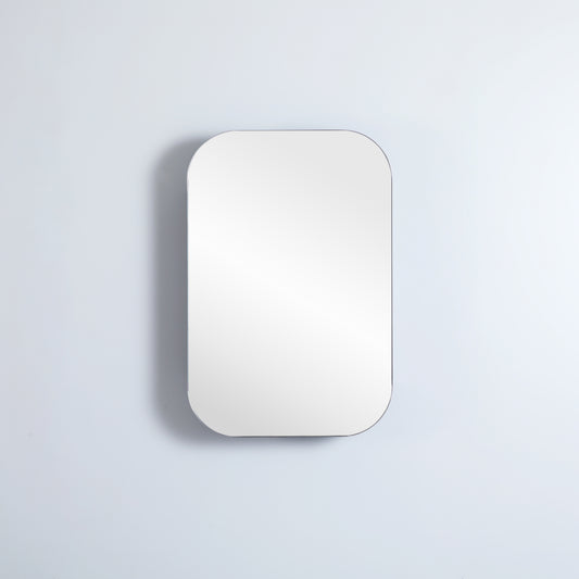 600mmx900mm Olivia Rectangular Shaving Cabinet - Matte Black