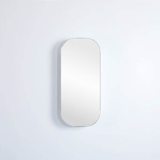 400mmx900mm Olivia Rectangular Shaving Cabinet - Matte White