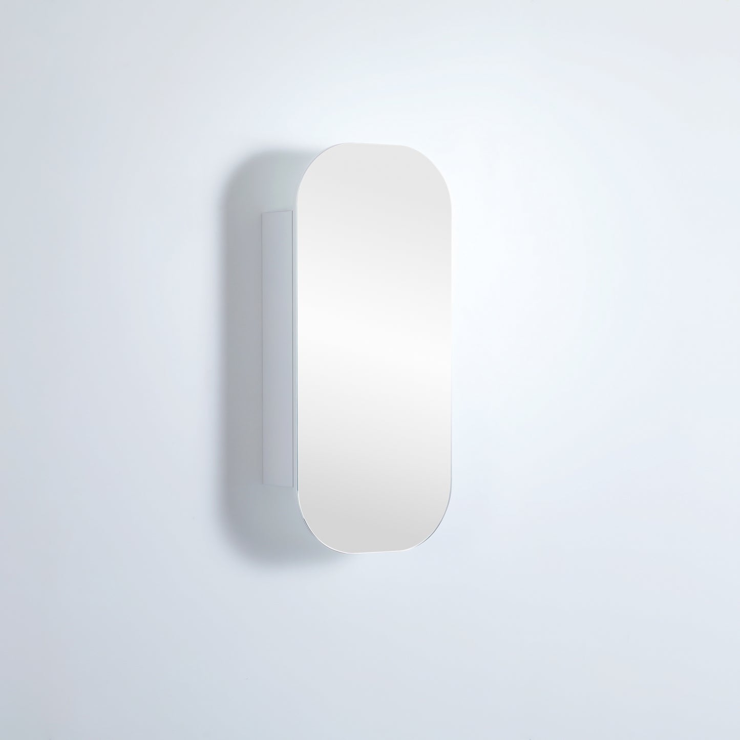 400mmx900mm Olivia Rectangular Shaving Cabinet - Matte White