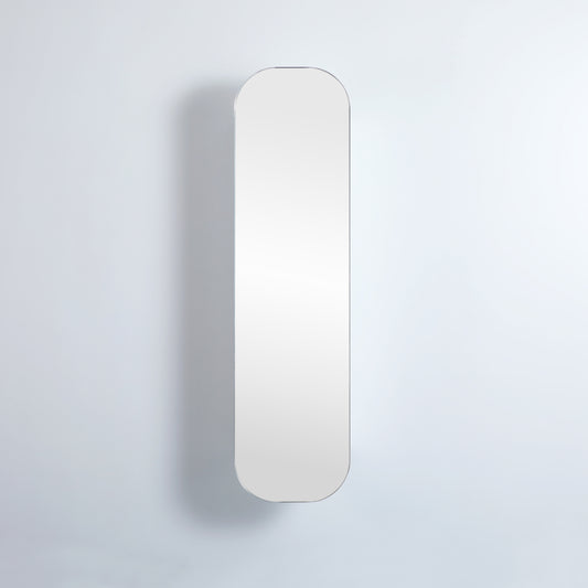 400mmx1500mm Olivia Tall Boy Shaving Cabinet - Matte White