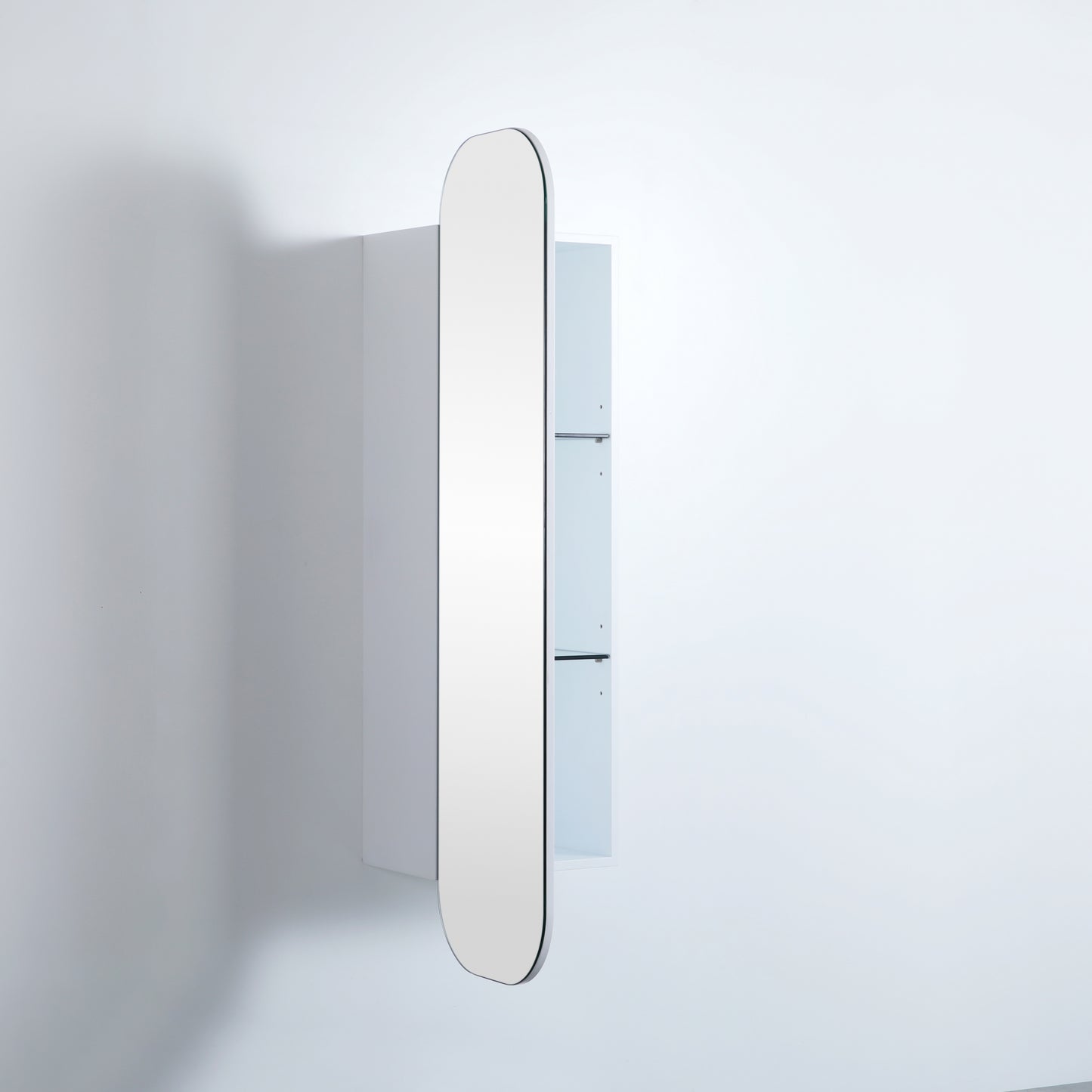 400mmx1500mm Olivia Tall Boy Shaving Cabinet - Matte White