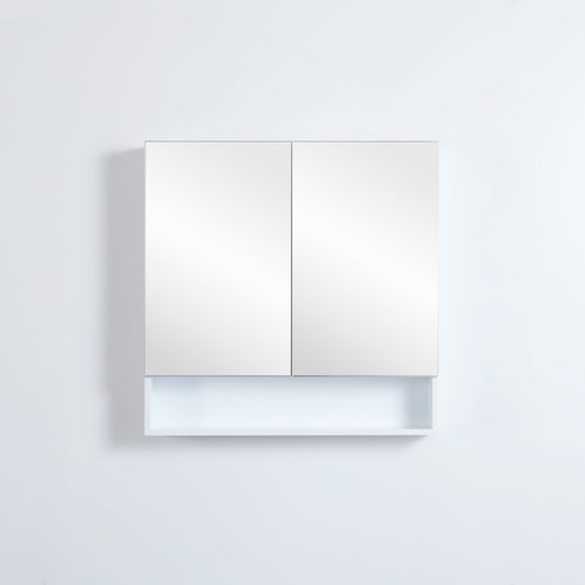 750mmx750mm Fremantle Shaving Cabinet - Matte White