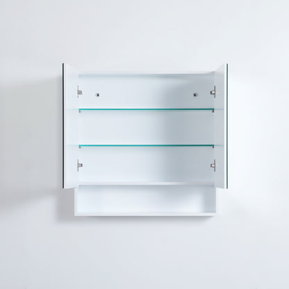 750mmx750mm Fremantle Shaving Cabinet - Matte White