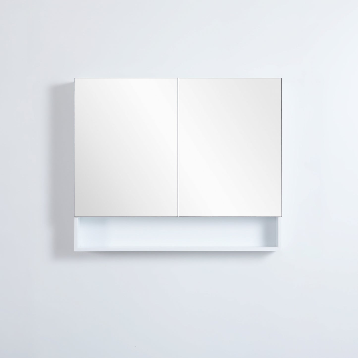 900mmx750mm Fremantle Shaving Cabinet - Matte White