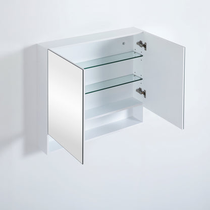 900mmx750mm Fremantle Shaving Cabinet - Matte White