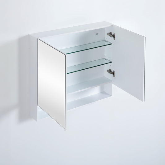 900mmx750mm Fremantle Shaving Cabinet - Matte White